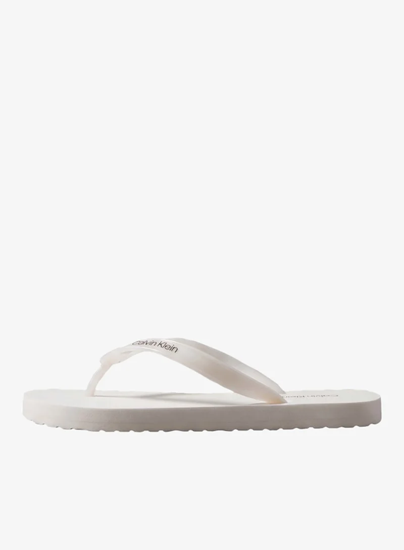 كالفن كلاين Arwa - Metallic Pearlised Flip Flops